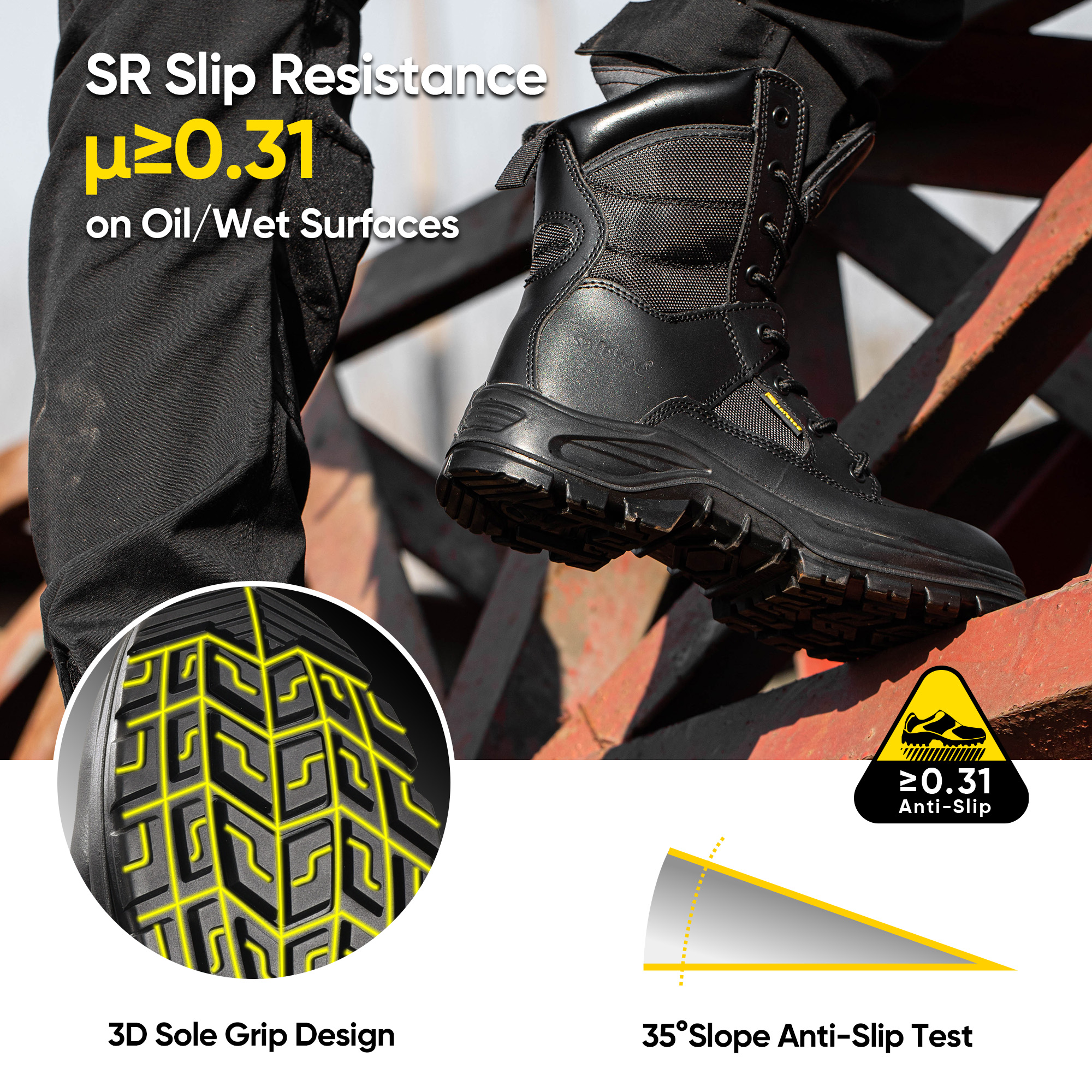 S3 stivali da lavoro di design militare H-9438