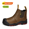Mens Safety Safety Composite Chelsea Rivenditore Slip su stivali da rivenditore caviglia M-8025nb