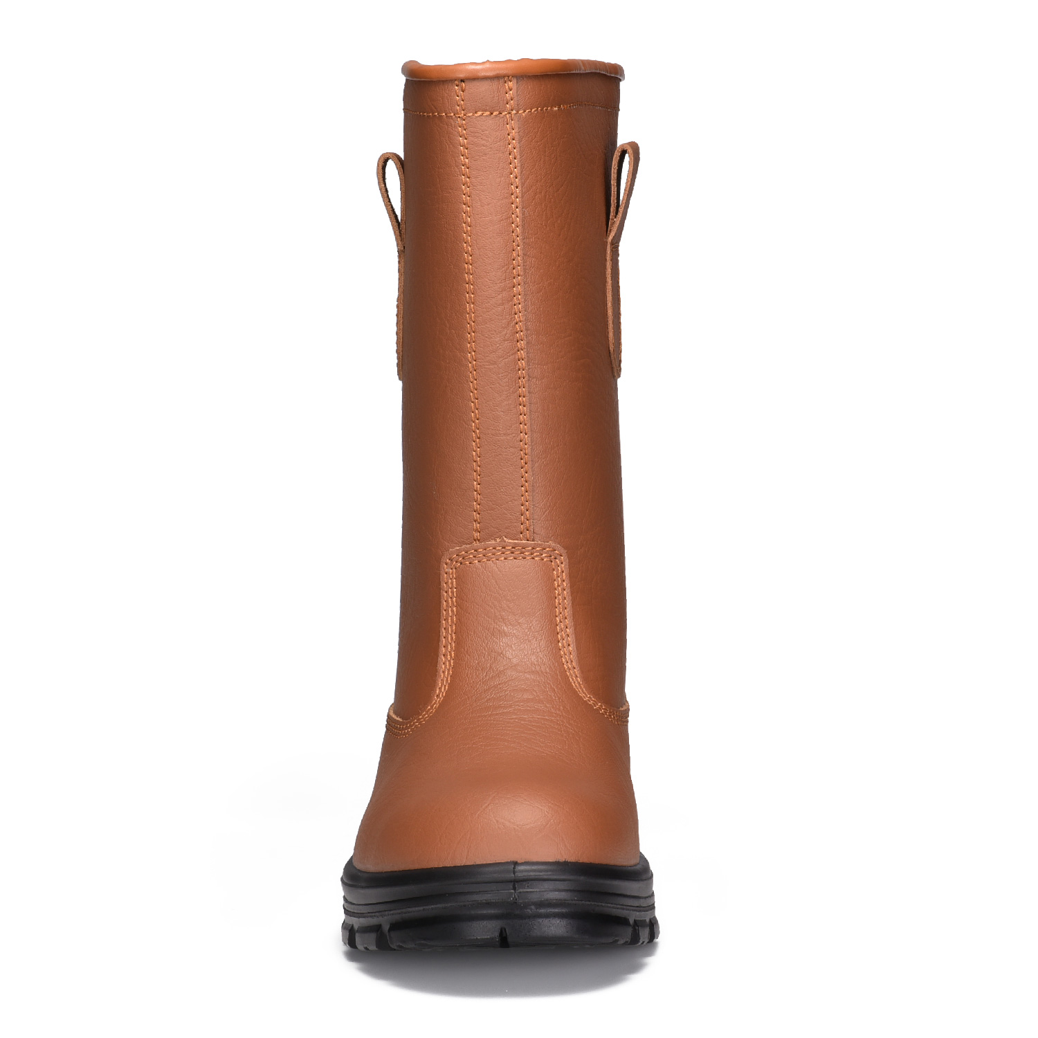 Stivali da costruzione Bulider Stivali di sicurezza con scarpe di sicurezza in punta in acciaio-H-9430 marrone