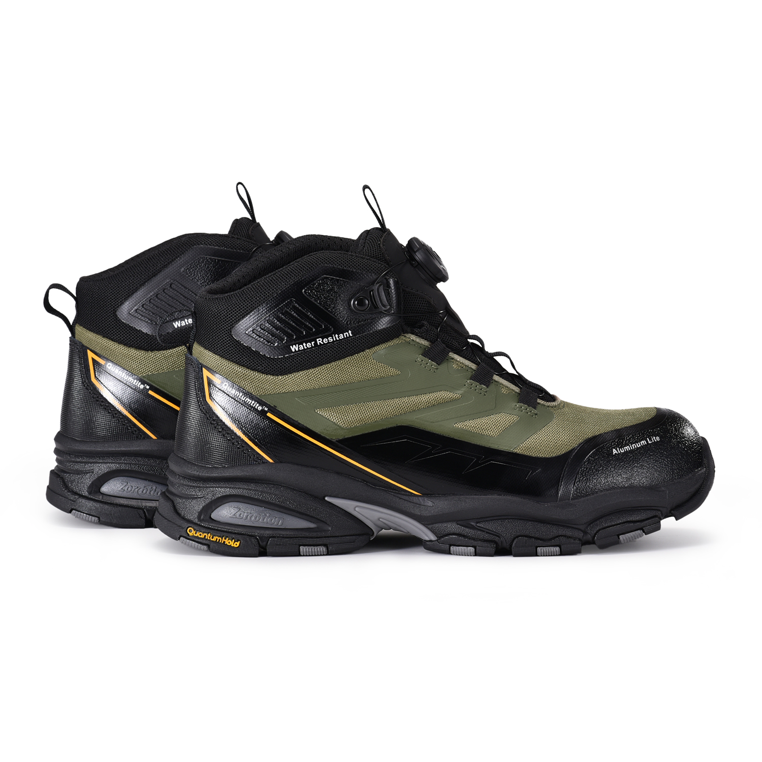 Stivali di sicurezza traspiranti con chiusura twist-lock dal design per esterni, punta in alluminio leggero e piastra in PE M-8589