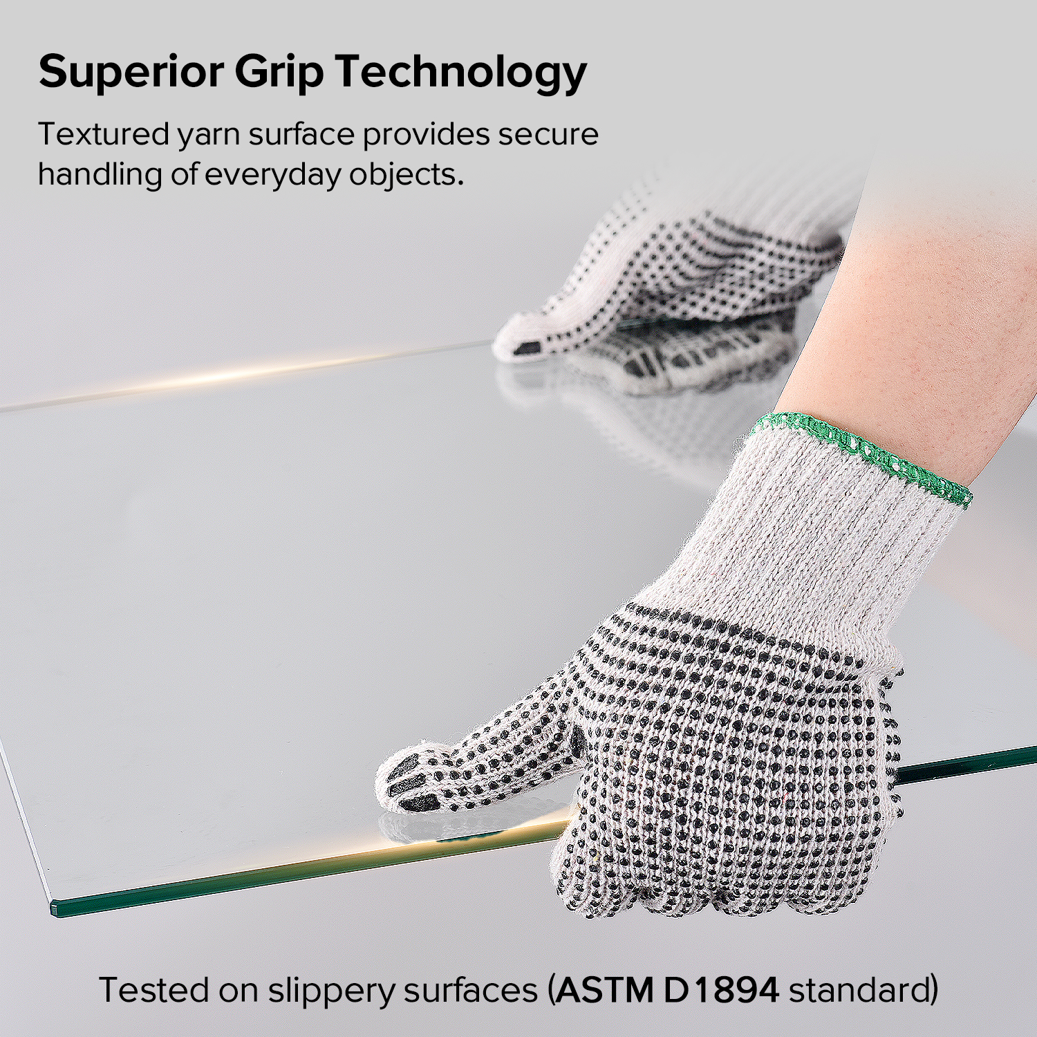 Guanti da lavoro di sicurezza a punti in PVC FL-7259