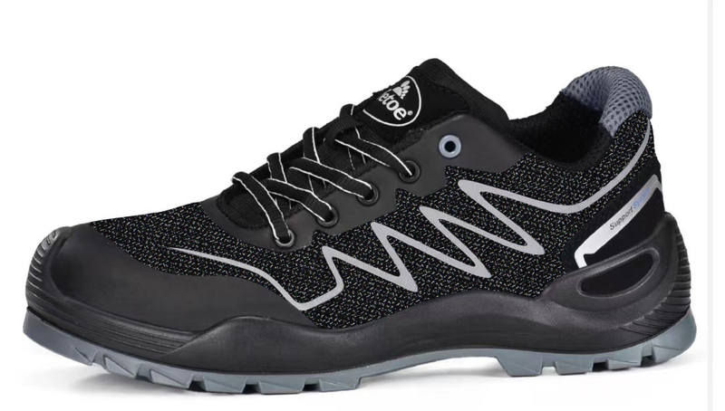 Scarpe di sicurezza in tessuto Spesso in tessuto in stile sportivo leggero Spazzo in tessuto-L7530