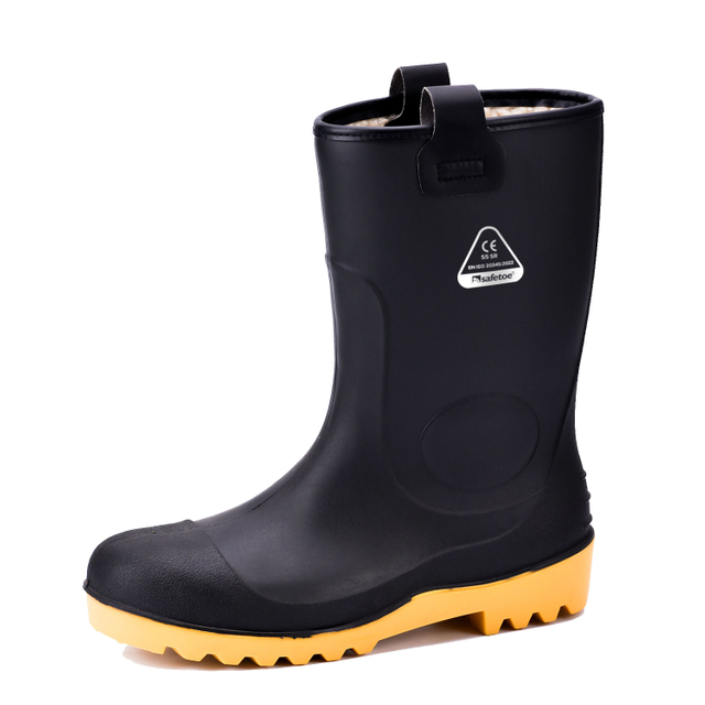 Stivali di sicurezza Black Wellington W-6037