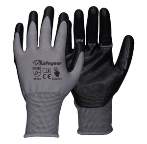 Guanti da lavoro di sicurezza rivestiti in nitrile N1552
