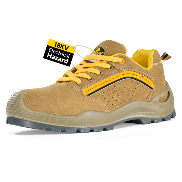 Scarpe classificate EH Scarpe antinfortunistiche dielettriche isolanti elettriche da uomo