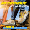 Scarpe per la sicurezza in pelle estate scarpe da sicurezza traspirante L-7296
