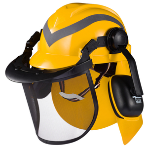 Caschi di sicurezza della protezione dello scudo facciale m-5009 giallo
