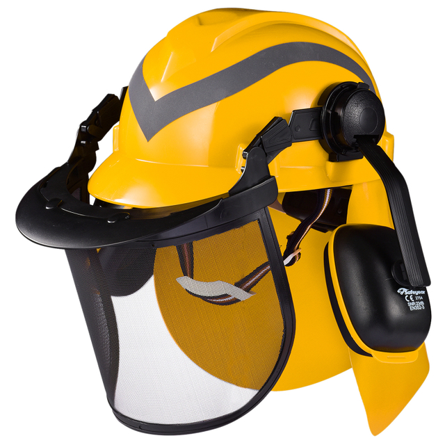 Caschi di sicurezza della protezione dello scudo facciale m-5009 giallo