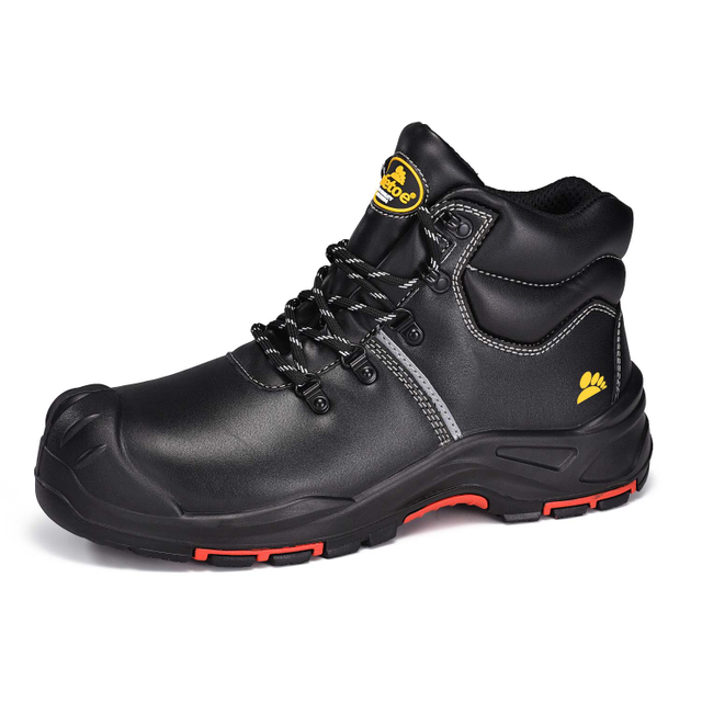 Scarpe antinfortunistiche impermeabili in PU/gomma con punta in acciaio M-8575