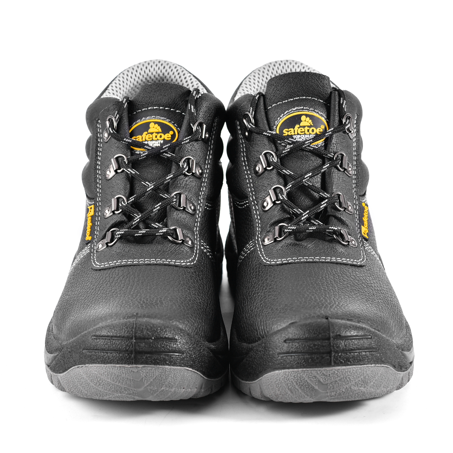 Stivali di punta in acciaio protettivo nero protettivo