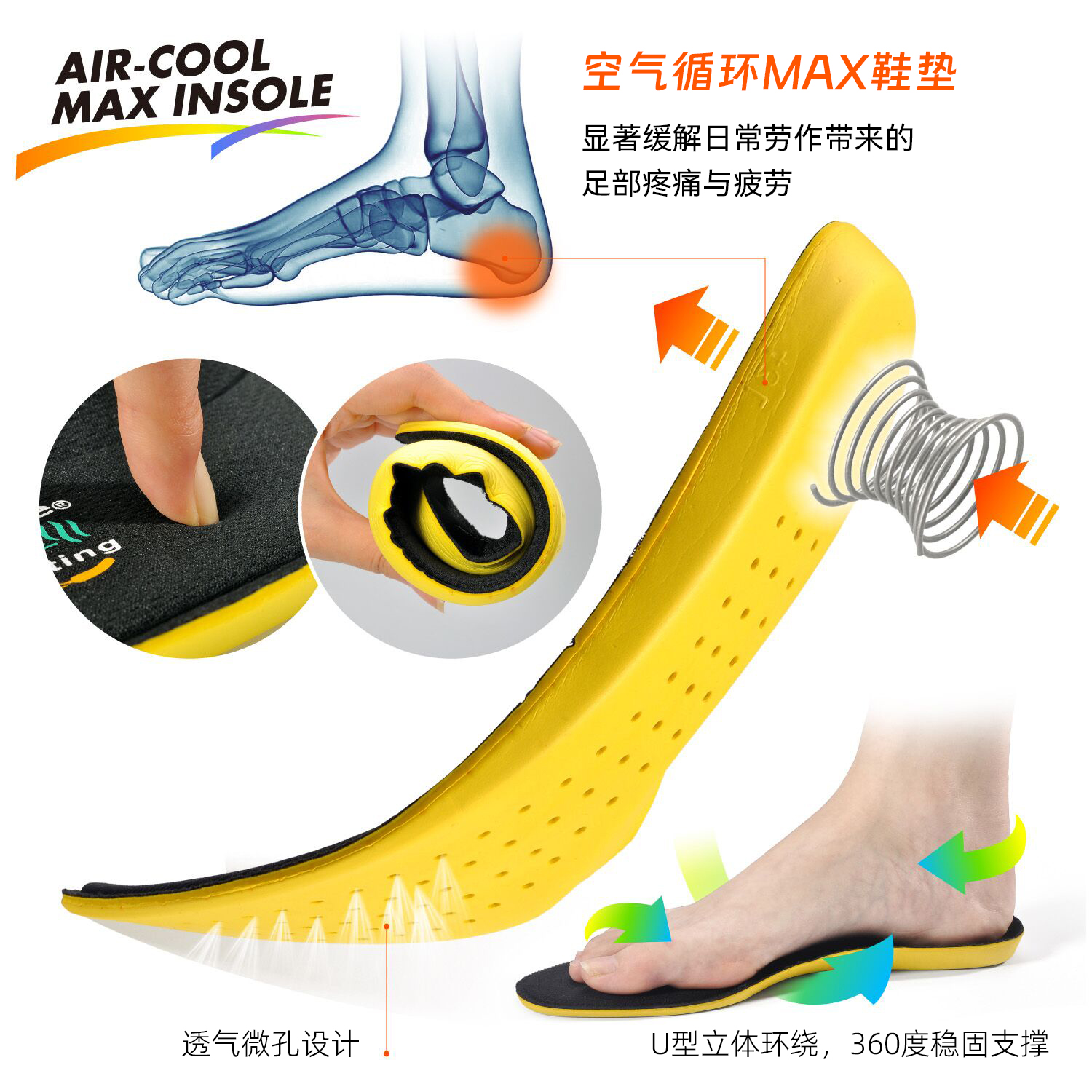 Stivali da lavoro resistenti all'olio con membrana resistente all'acqua H-9552BK