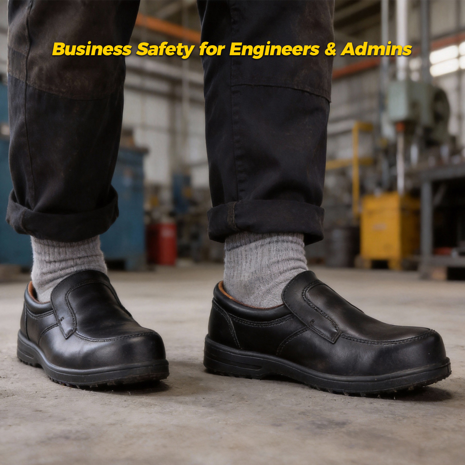 Scarpe antinfortunistiche in pelle per dirigenti e manager L-7610
