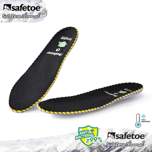 Solette da lavoro antibatteriche invernali Safetoe con isolamento termico 3M