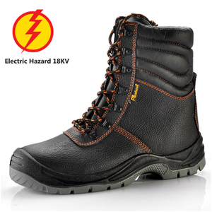 Stivali di sicurezza dielettrici a rischio elettrico in punta composita Stivali da lavoro classificati EH