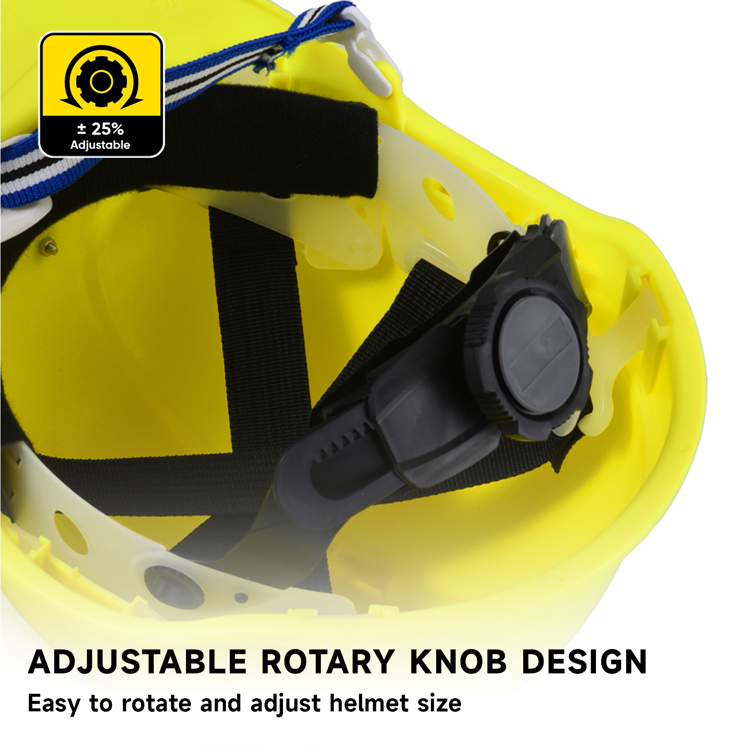 Caschi di costruzione HAT HIT ABS CE Celme di sicurezza approvati W-018 Yellow