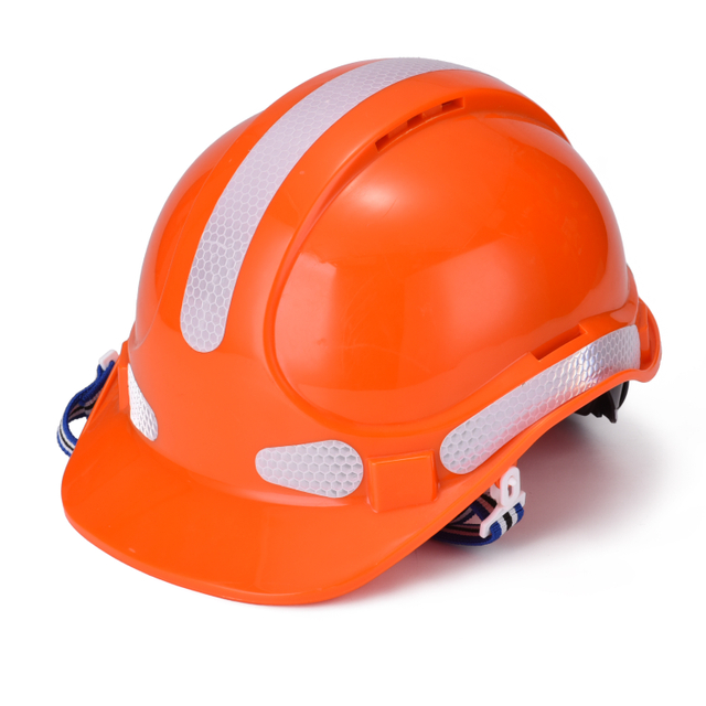 Caschi da lavoro a manopola rotante regolabile W-018 arancione