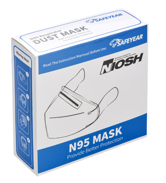 Maschera facciale di sicurezza NIOSH N95 SM-009