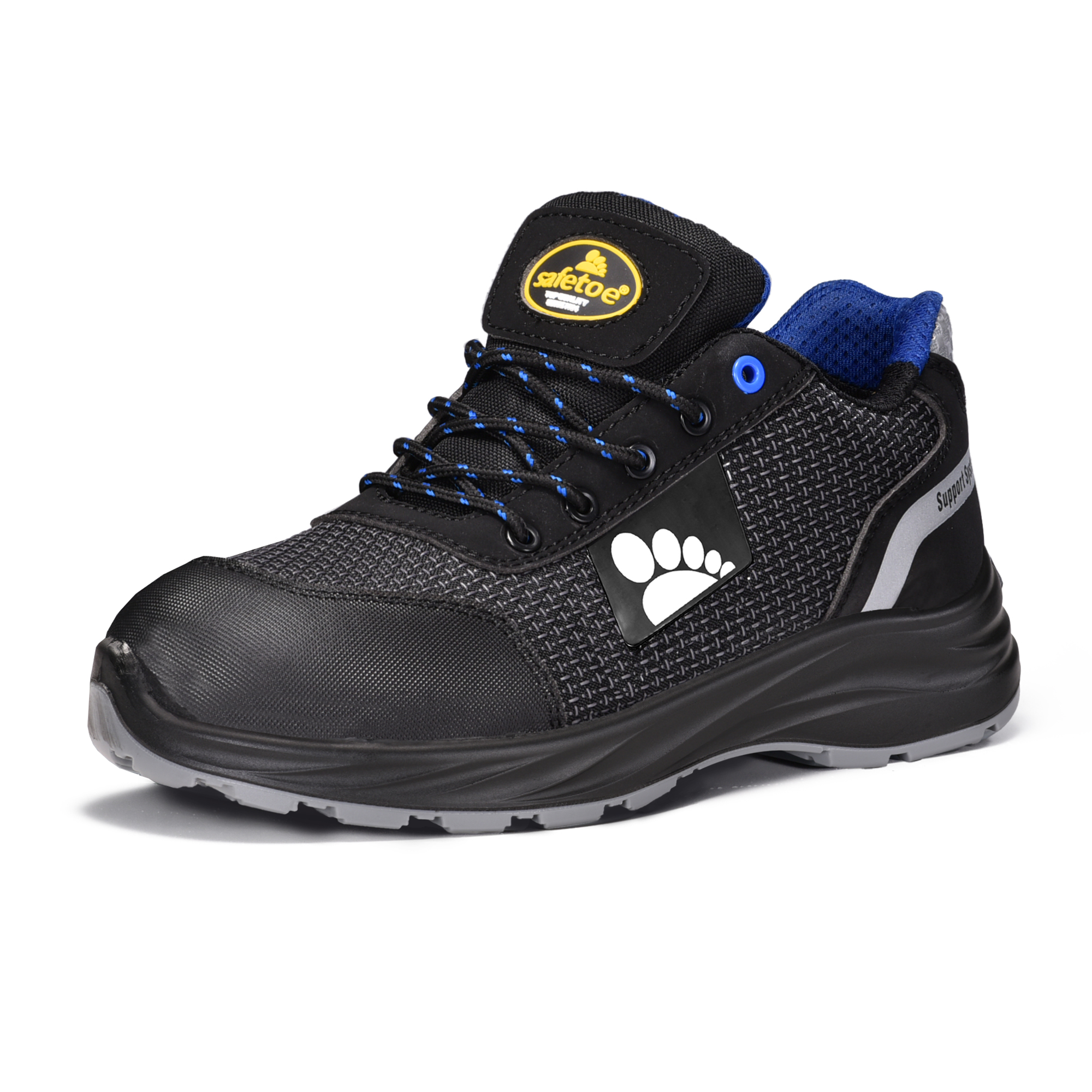 Allenatori di sicurezza compositi a basso taglio a pizzo composito uomini e donne L-7512 blu