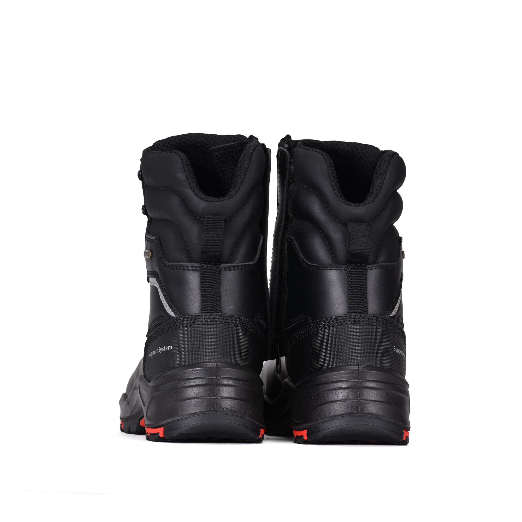 Stivali da lavoro invernale caldi resistenti all'acqua per gli uomini lavoratori H-9552 Zip