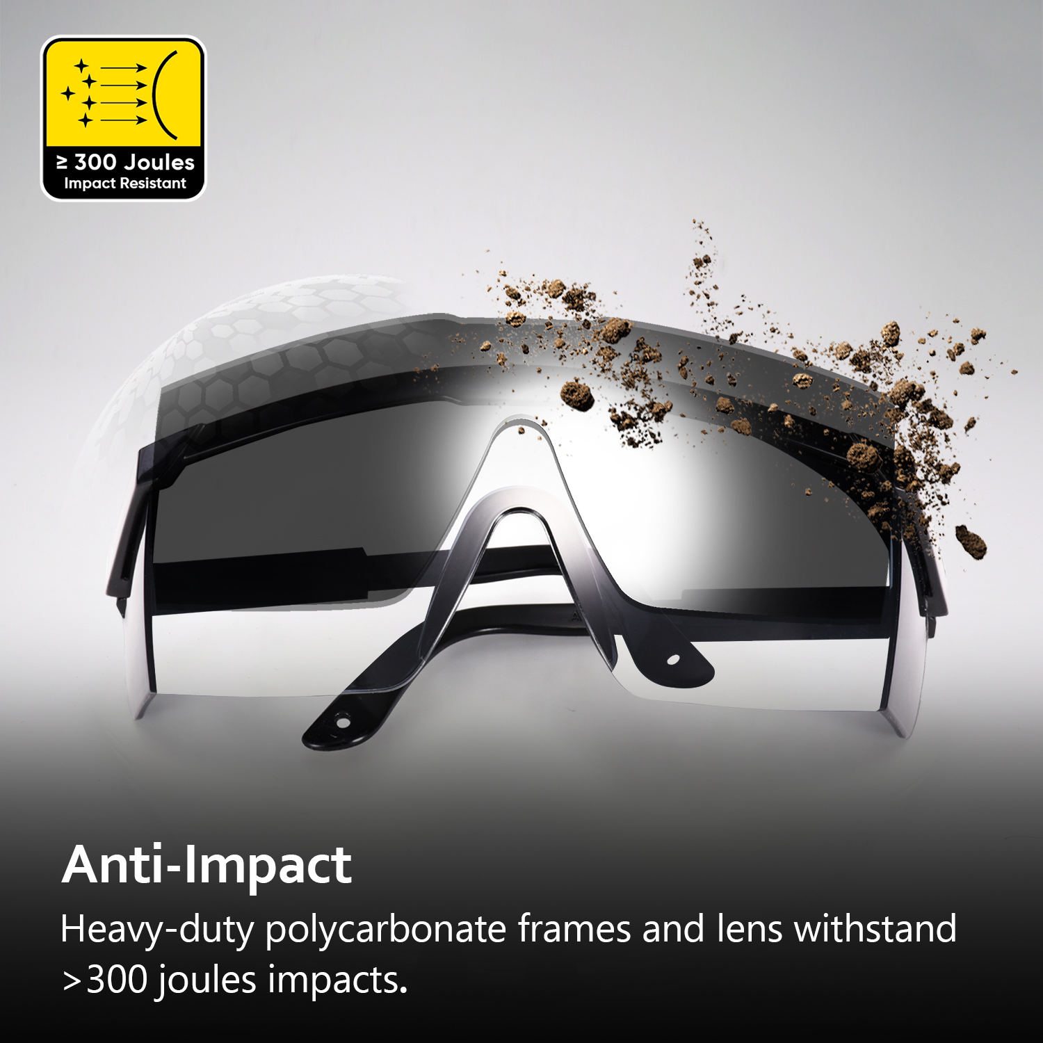  OCCHI DI SICUREZZA PC scuri KS102 NERO