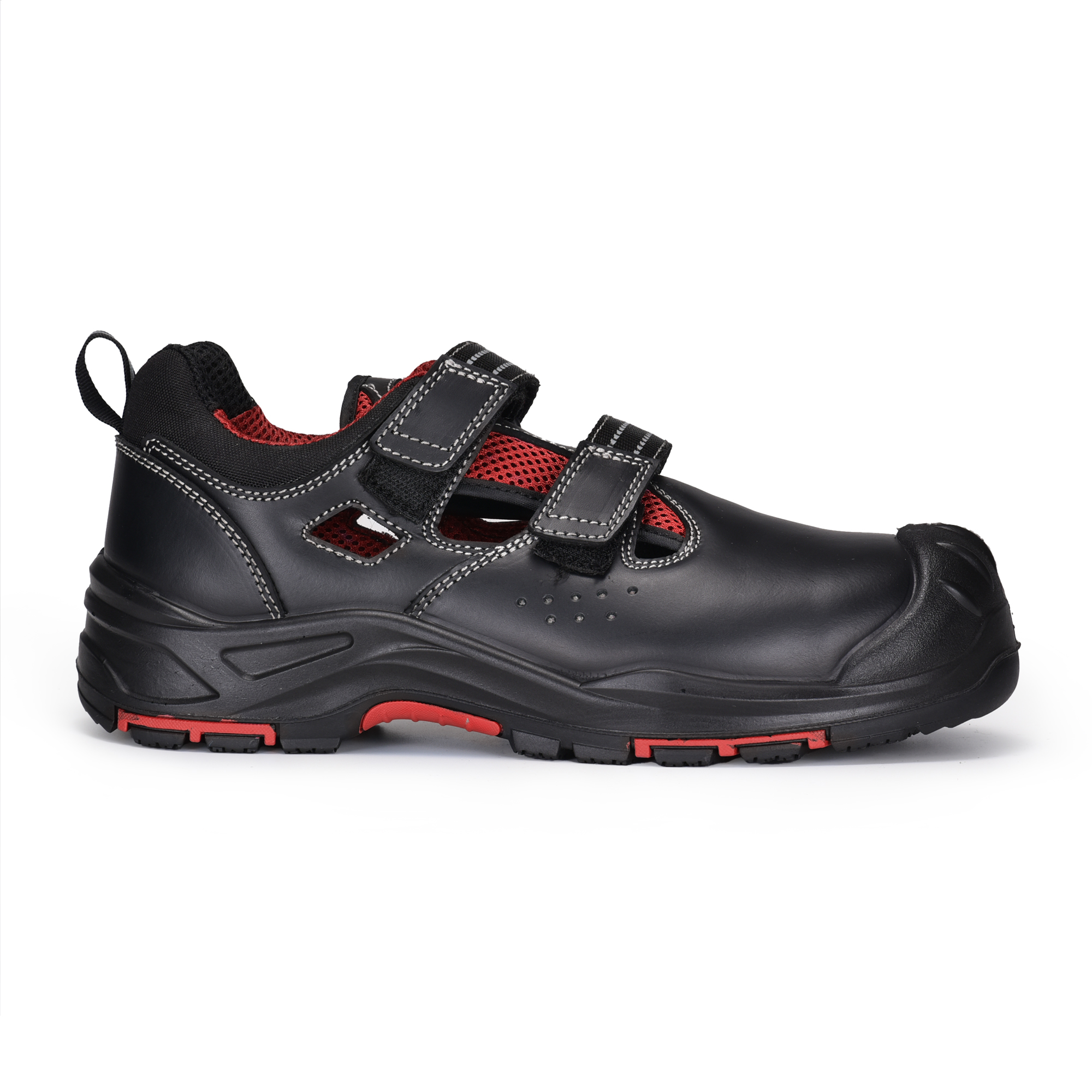 Sandali di sicurezza del design in velcro L-7585 metallo libero