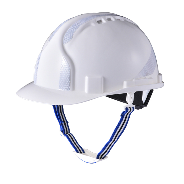 Casco di sicurezza del minatore W-036 bianco