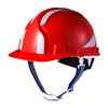 Casco di sicurezza rossa per costruzione W-036