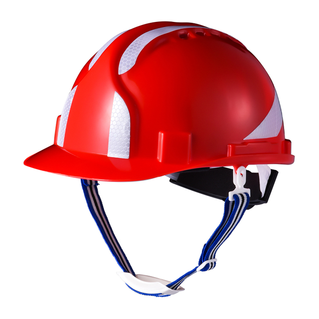 Casco di sicurezza rossa per costruzione W-036