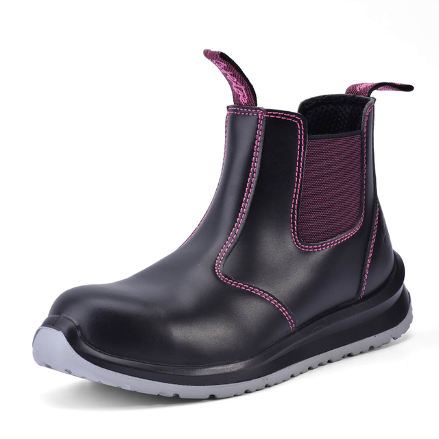 Safetoe Stivali antinfortunistici Chelsea Slip-On da donna | M-8025FM Lunawalk