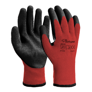 Guanti da lavoro di sicurezza rivestiti in lattice LY-3013 Grip Guarder Rossi