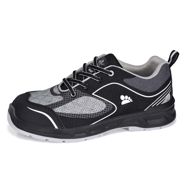 Scarpe per la sicurezza sportiva in acciaio L-7501 grigio (velocità)