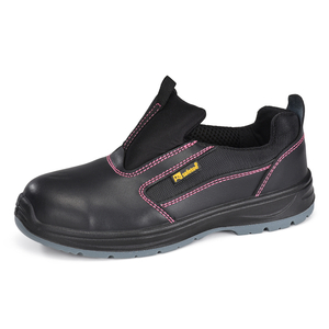 Scarpe antinfortunistiche super senza lacci con puntale in acciaio S3 a taglio basso L-7525 Lady