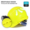 Caschi di costruzione HAT HIT ABS CE Celme di sicurezza approvati W-018 Yellow