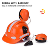  Monti di produzione Casco di sicurezza per la costruzione ABS CE Caschi di sicurezza approvati W-018 Arancione