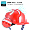 Casco di sicurezza rossa per costruzione W-036