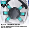 Casco di sicurezza del minatore W-036 bianco