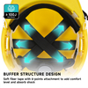 Caschi di sicurezza approvati CE W-018 Yellow