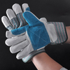 Guanti da lavoro edili in pelle FL-1015 Blu