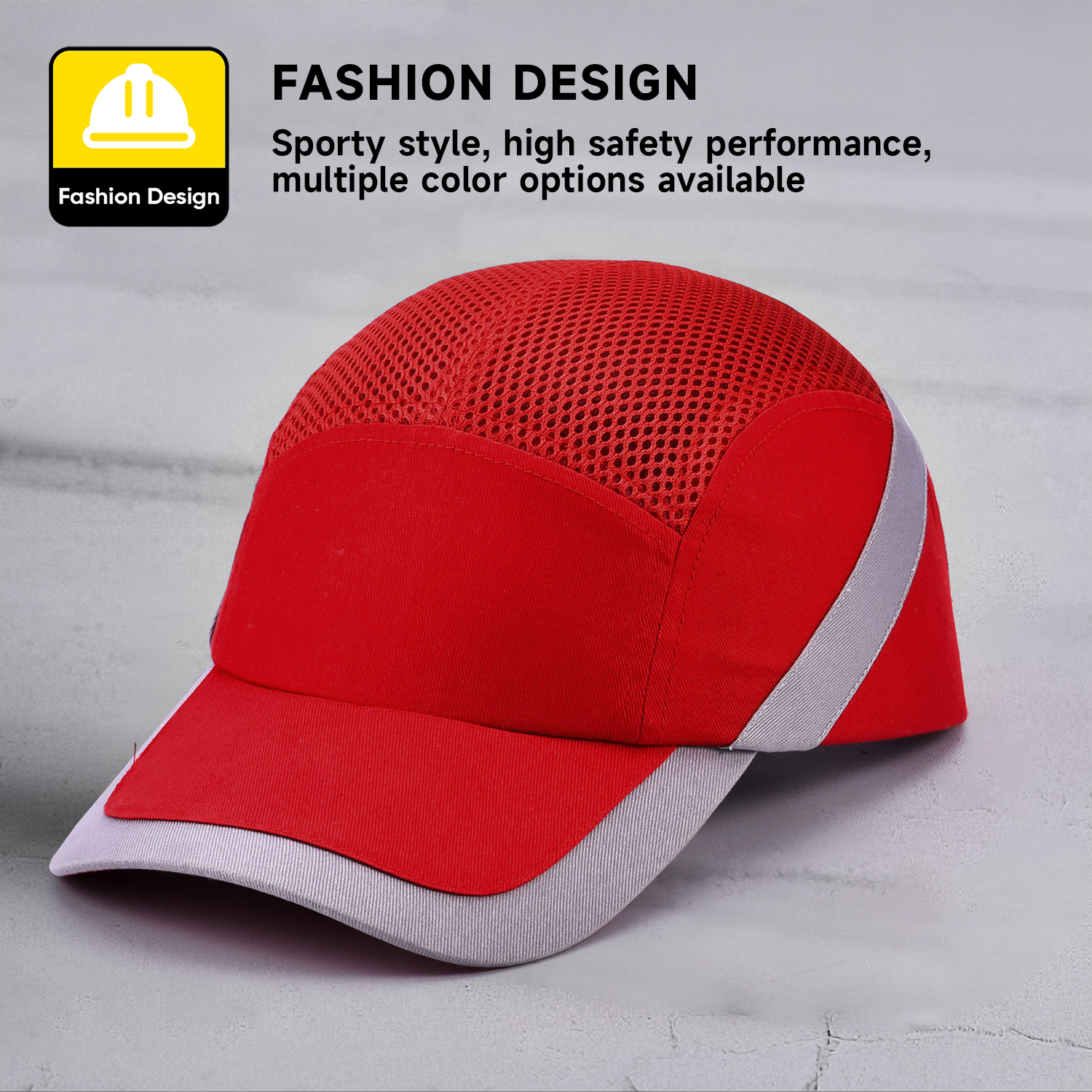 Personalizza il cappuccio sportivo da lavoro wh001 rosso grigio