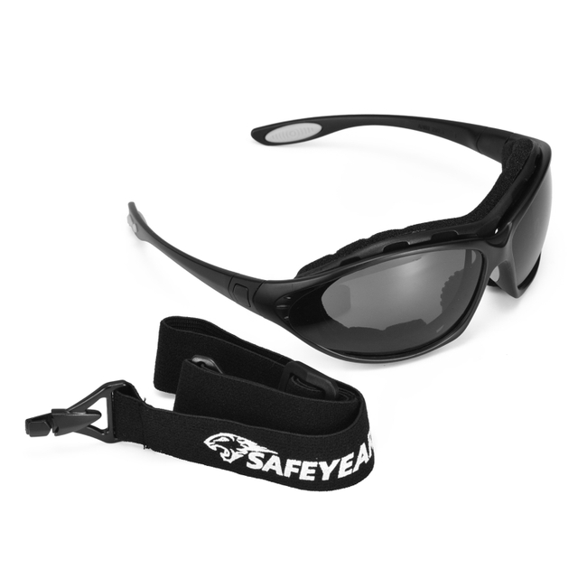 Occhiali da sole di sicurezza delle lenti nere SG002 NERO
