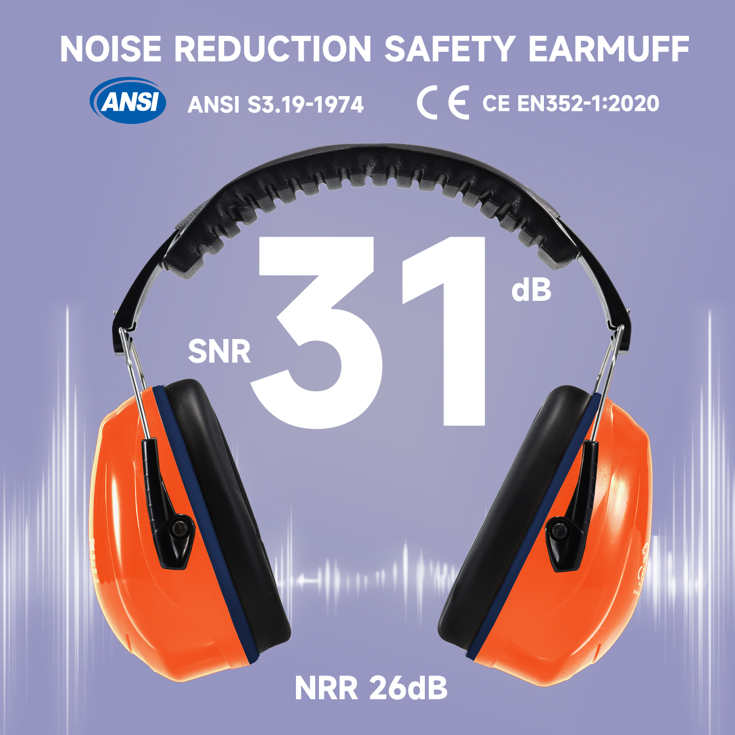 ABS SETTURE SUBILE AIR MUFFS MUSTO AIRO PROTEZIONE PRONTO SCARICA FM-1B Arancione