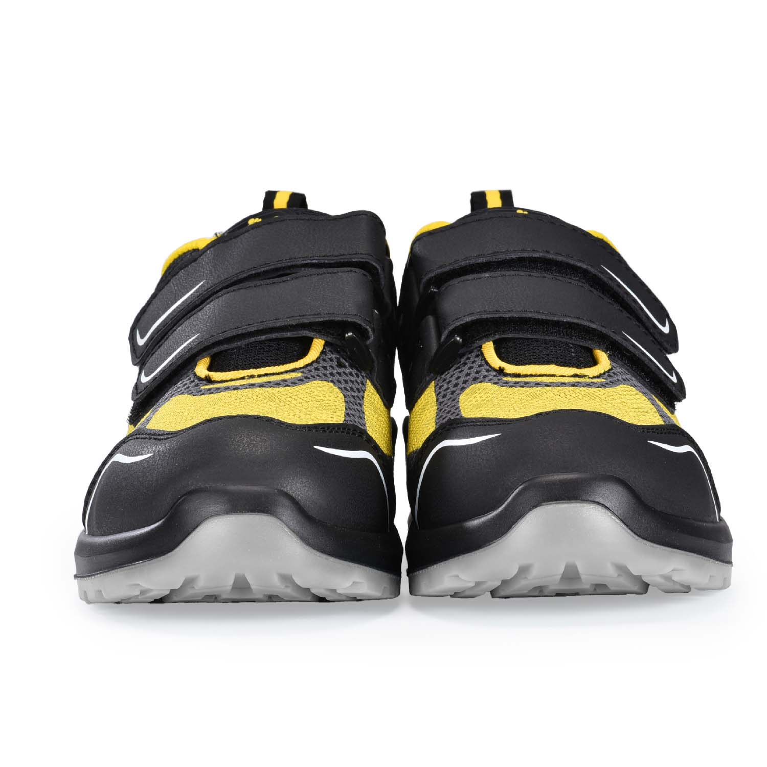 Scarpe da ginnastica di sicurezza con puntale in acciaio S1P con design in velcro L-7501 Velcro