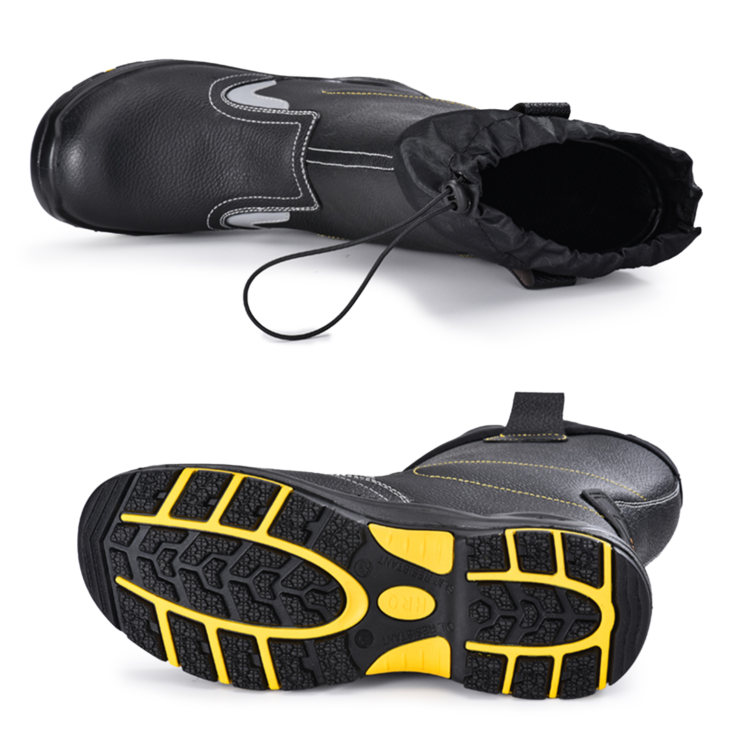 Stivali di sicurezza invernali pull-on pesanti industriali con fodera in pelliccia calda H-9426 PolarStep