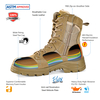 OB Lightweight Best Military Police Military Desert Desertic Tactical Combat Stivali da lavoro H-9438OB