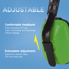  Muff di protezione per le miele auricolari Annullamento dell'udito EM-5003 Green