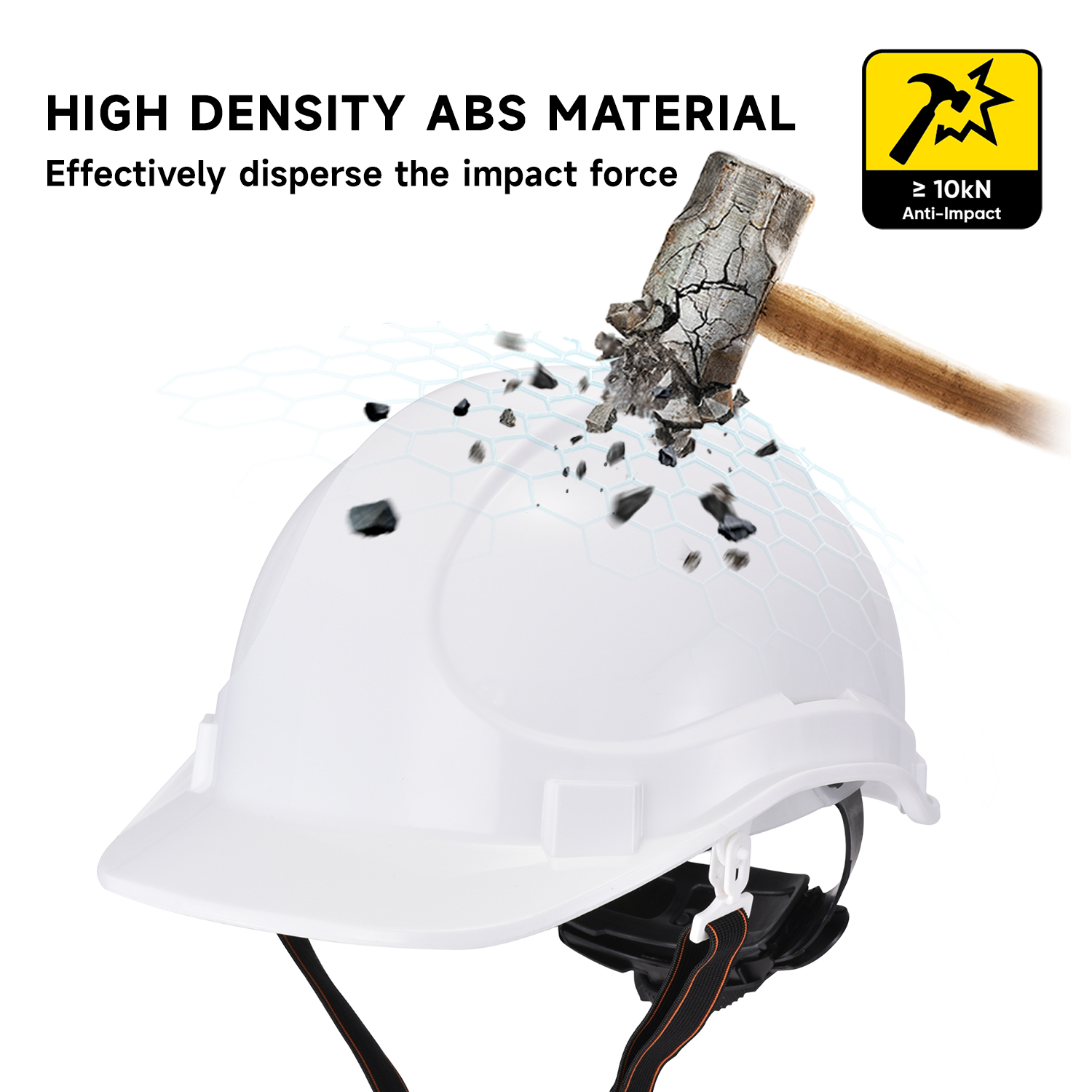 Caschi da cappello da costruzione W-018 White