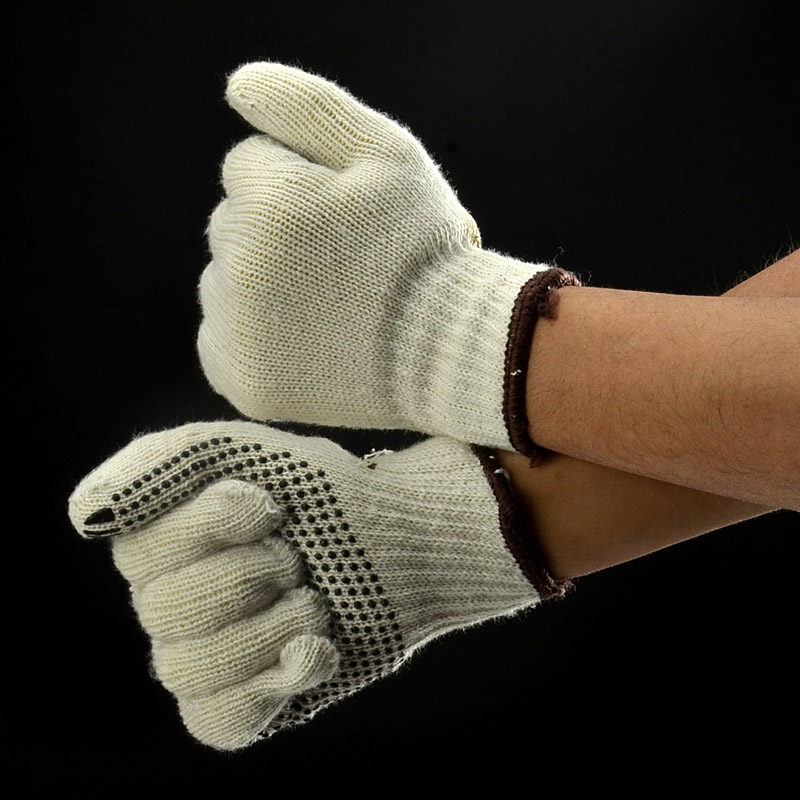 Guanti da lavoro di sicurezza a punti in PVC FL-7259