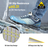 Sneakers di sicurezza le scarpe da uomo lavorano leggero traspirante L-7572