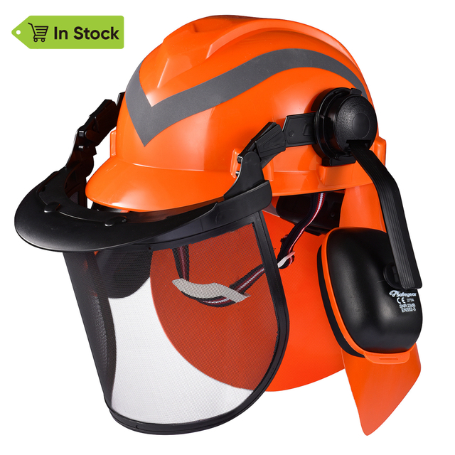 Caschi forestali con faccia arancione arancione M-5009