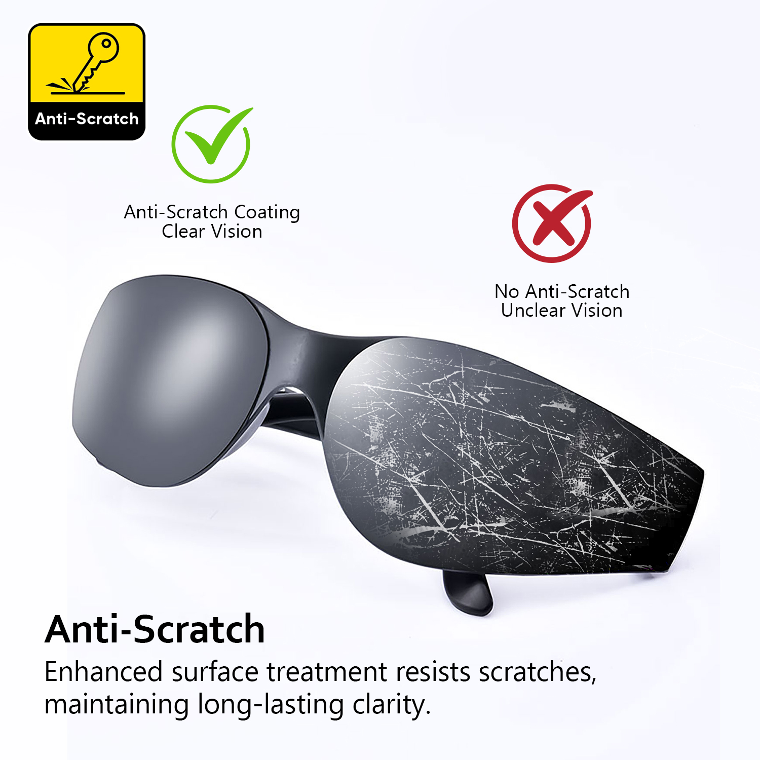 Occhiali da sole di sicurezza protettivi SG001 Black